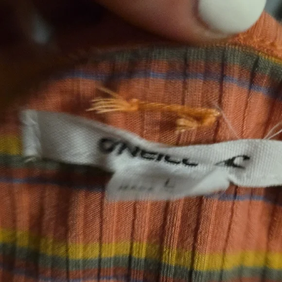O'Neill Orange and Pink Striped Set - Picture 3 of 8